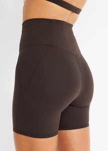 Shorts de sport taille haute pour femmes, logo personnalisé, yoga, entraînement, fitness, gym, vêtements de sport extensibles - Product Image 6