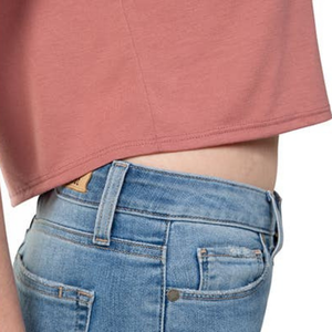 Nouveau T-shirt court uni pour femme, vente en gros 2026, manches courtes, logo et design personnalisés, service OEM de haute qualité - Product Image 3