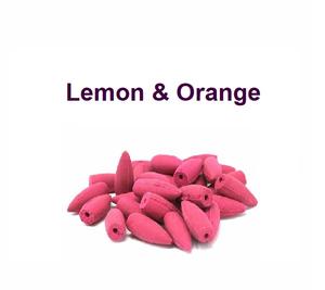 Wholesale Supply of Natural Lemon & Orange Bullet <b>Backflow</b> <b>Incense</b> <b>Cones</b> Wood Material at Leading Price with Pink Color - Product Image 1