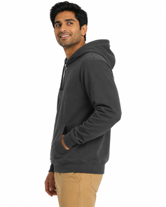 Nouveau style hiver – Sweats à capuche décontractés doublés, couleur unie, service OEM, logo personnalisé, 350 grammes, coupe ample, style hip-hop, en polaire pour hommes - Product Image 4