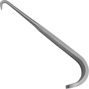 เครื่องมือผ่าตัดแบบดึงผิวหนัง McIndoe Skin Hook ด้ามแบน 4 ง่าม คมปานกลาง สำหรับการผ่าตัด ได้รับการรับรองมาตรฐาน ISO - Product Image 6