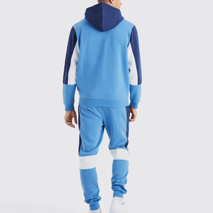 Custom Distressed <b>Embroidery</b> Tracksuit Vintage Washed Sun Faded Hooded Track Suit <b>Set</b> For Men Two Piece Heavyweight Tracksuits - Product Image 2