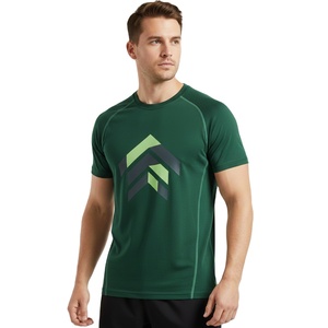 Camiseta de Cuello Redondo para Hombre, Transpirable, de Algodón Suave, Ajuste Cómodo, Impresión de Logotipo Personalizado, Venta al por Mayor, Moda Casual, Manga Corta - Product Image 1
