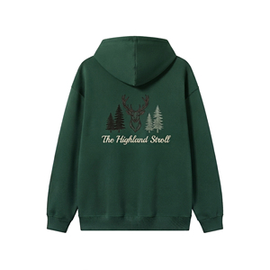 Sweat-shirts à capuche brodés avec logo personnalisé en coton molletonné pour hommes et femmes, vente en gros, fabrication de vêtements OEM ODM, fournisseur - Product Image 4
