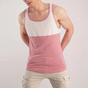 Camisetas sin mangas de punto para hombre, de talla grande, con logo personalizado, para gimnasio y fitness, de color liso, para verano, precio mayorista - Product Image 5
