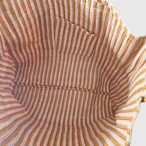 Sac fourre-tout bohème en coton à motifs floraux, ouvert en dessus, idéal pour le shopping toutes saisons - Product Image 5