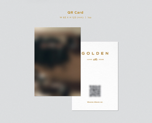 จองกุก (BTS) - GOLDEN [เวอร์ชั่นอัลบั้มเวอร์ส] เพลงเคป๊อป พร้อมการ์ดรูปภาพสุ่ม โปสการ์ด การ์ด QR ไอดอลเกาหลี วงบังทัน - Product Image 3