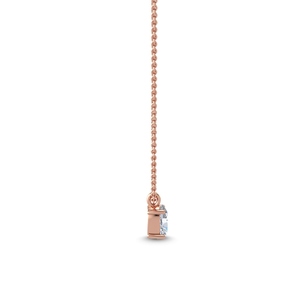 Pendentif en diamant ovale de 0,50 CTW, cultivé en laboratoire, or blanc 9K, bijoux fins pour femmes, cadeau de fiançailles - Product Image 6