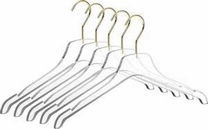 ไม้แขวนเสื้อผ้าสำหรับผู้ใหญ่ทำจากคริสตัลใสทำจากอะคริลิคไม้แขวนเสื้อผ้าแฟชั่น - Product Image 2