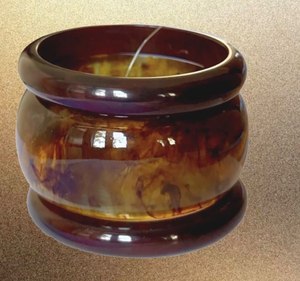 Vintage Amber Glass <b>Bangle</b> <b>Bracelet</b> Unisex Gift Jewelry Lampwork Style Resin <b>bangle</b> <b>bracelets</b> for women jewelry <b>bangles</b> for girl - Product Image 1