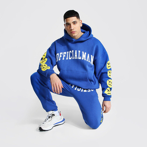 Ensemble de survêtement imprimé en relief respirant 100 % coton pour homme, collection Hiver 2026 - Product Image 6