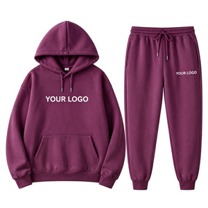 Conjunto Deportivo Personalizado con Logotipo para Hombre, Sudadera con Capucha de Punto de Poliéster con Estampado Floral, Ropa Deportiva Transpirable, Ropa de Moda Urbana Informal - Product Image 1