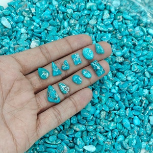 Lot de cabochons en turquoise naturelle blanche, vente en gros de pierres précieuses turquoise pour la fabrication de bijoux - Product Image 3