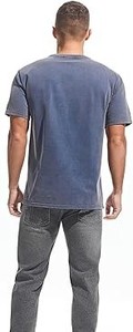 T-shirt décontracté pour homme, col épais, 100% coton, surdimensionné, lourd, respirant - Product Image 2