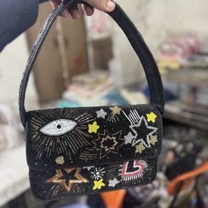 Indian Bohemian Style Designer Light Weight Cotton Waterproof Eco-Friendly <b>Large</b> Capacity Handmade Women's <b>Messenger</b> <b>Bag</b> Evening - Product Image 5