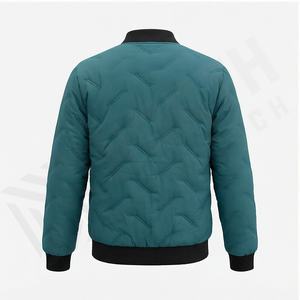 Abrigo acolchado con capucha de diseñador pesado Puff Logo Oem de gran tamaño para hombre de invierno de burbuja colorido personalizado para hombre chaqueta acolchada brillante para hombre - Product Image 3