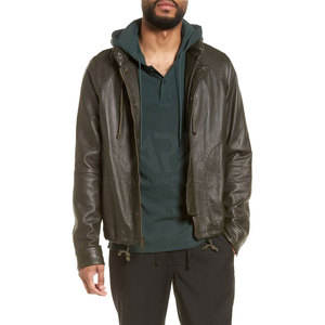 Chaqueta de Cuero para Hombre, Último Modelo, al por Mayor, Resistente al Viento, Chaqueta de Cuero para Hombre Más Vendida, Chaqueta de Cuero Impermeable para Hombre - Product Image 5
