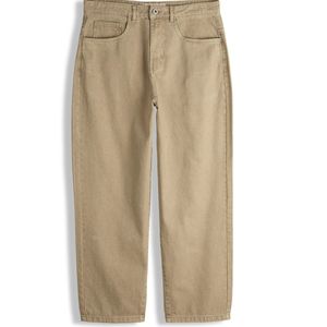Jeans de Mezclilla Lavada para Hombre, Corte Recto y Holgado, OEM ODM – Pantalones Casuales Vintage de Estilo Urbano, Venta al Por Mayor Personalizada - Product Image 2