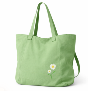 Sacs de plage pour femmes, sacs à main pour femmes, grand sac de plage en toile avec fermeture éclair et poignée en coton - Product Image 3