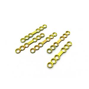 Orthopedic Maxillofacial Adaptation Straight Plate 2.5mm <b>Gap</b> 6 Holes Mandible Set 5-Piece Stainless Steel Surgical Instruments - Product Image 2