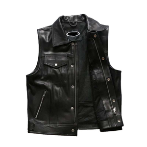 Chaleco de Cuero para Hombre de Último Diseño y la Mejor Calidad a Precio de Mayoreo, Colores Personalizados, Talla Ajustable, Chaleco de Cuero para Hombre, Ropa Casual - Product Image 1