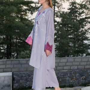 Nuevo Diseño, Vestido de Novia de Talla Grande para Mujer, Encaje Bordado con Estampado Floral, Maxi Vestido Línea A, Conjunto Kurta de Alta Calidad para Exportación - Product Image 2