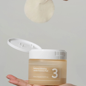Almohadillas de tóner Radiance Glowing Jumbo Essence Pad Clear Glass Skin Vegan Pads Niacinamida Belleza coreana - Product Image 3