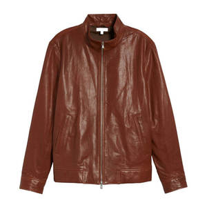 Chaqueta de cuero para hombre de alta calidad, chaqueta de cuero con logotipo personalizado, ropa de moda, chaqueta de cuero para hombre - Product Image 1