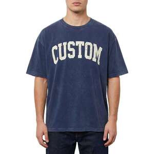 240 GSM Acid Wash Oversized T Shirt 100% Cotton Vintage Boxy Fit DTG Streetwear Tee for Men - Product Image 1
