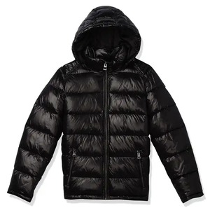 Blouson matelassé réfléchissant et imperméable pour homme, coupe-vent, à capuche, en toile épaisse, séchage rapide, style streetwear hiver - Product Image 1