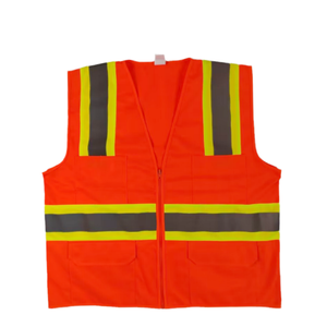 Gilet de sécurité réfléchissant pour hommes, personnalisable, nouveau design, léger, lavable, haute qualité, vente en gros, vêtements de travail - Product Image 5