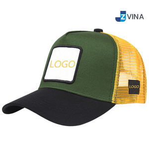 Gorra Trucker con Logotipo Personalizado Bordado, Negra con Malla Morada en la Parte Trasera, Ajustable, Unisex, para Deportes al Aire Libre - Product Image 4