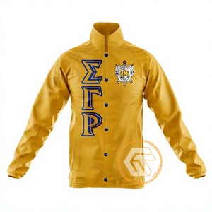 Veste de sororité pour femmes en polyester brodée sur le devant Sigma Gamma Rho, service OEM, haute qualité, coupe-vent, imperméable - Product Image 1