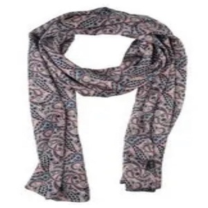 Châle carré en polyester pour femme, à pois floraux, dessiné à la main, réversible, long, pour l'été, usage quotidien, design traditionnel - Product Image 2