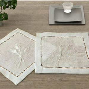 Serviette de cocktail en lin Pure Harvest |   Serviette de table réutilisable en lin 100% naturel de qualité supérieure, écologique, design minimaliste - Product Image 5