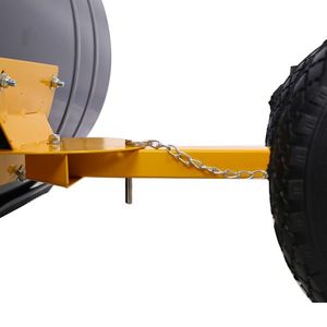 Pala da Neve Gialla con Lama da 29 Pollici e Ruote da 10 Pollici, Manico Regolabile con Angolo Regolabile e Impugnatura Imbottita - Product Image 6