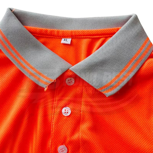 Combinaison de travail réfléchissante à manches courtes pour hommes/unisexe, pour les travailleurs du bâtiment, avec logo imprimable, respirante, en polyester - Product Image 6