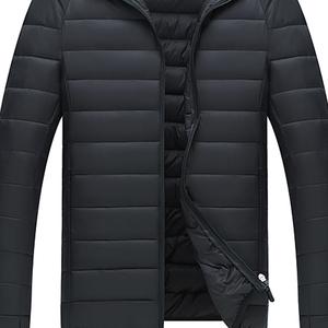 New Arrival Men's Puffer Jacket High Street Style Canvas Embroidery Decorated Winter <b>Warm</b> Down Jacket Direct Factory Sales - Product Image 1