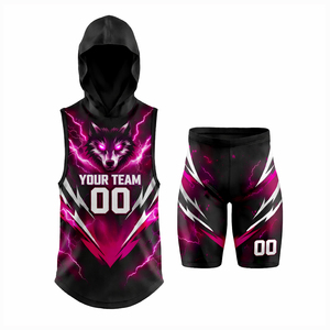 Maillot de football sublimé à compression 7 contre 7, qualité supérieure, personnalisé, pour football américain 7v7 - Product Image 4