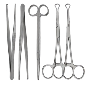 Ensemble de 28 pièces pour césarienne + boîte, kit d'instruments chirurgicaux en acier inoxydable, autoclavable, manuel, certifié CE par Grip Surgical - Product Image 4