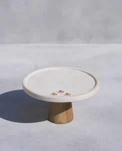 Wood & <b>Marble</b> <b>Cake</b> <b>Stand</b> Platter Best Selling <b>Cake</b> Servers High Demanding Wooden Base <b>Cake</b> <b>Stands</b> - Product Image 6