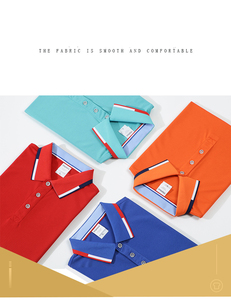 Polos de Manga Corta para Hombre, Transpirables, de Algodón Tejido, de Secado Rápido, con Impresión Digital, Logotipo Personalizado, Posiciones Personalizadas, Marca Personalizada - Product Image 3