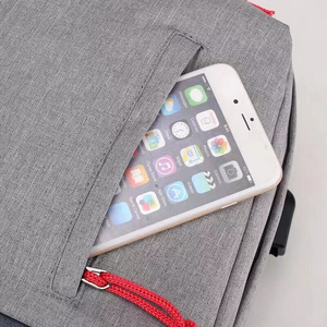 Sac à dos pour ordinateur portable léger, imperméable, avec port USB, unisexe, nouveau design, pour l'université et l'école, tendance, pour un usage quotidien au bureau - Product Image 5