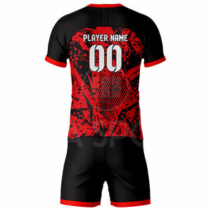 Ensemble d'uniformes de football personnalisés au design innovant, maillots et shorts de sublimation, tenues d'équipe, fournisseur d'usine OEM en gros - Product Image 5