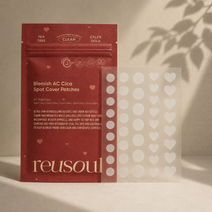 Reusoul Hydrocolloid Collagen Blemish AC Cica Spot Cover Patches Traitement des Imperfections Patch Hydrogel Forme Circulaire 41 Patchs Tous Types de Peau - Product Image 1