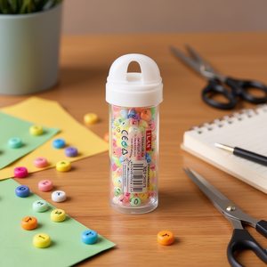 ILAN <b>Beads</b> In Jar 6x6mm 15g Letter <b>Beads</b> For Crafting - Product Image 2