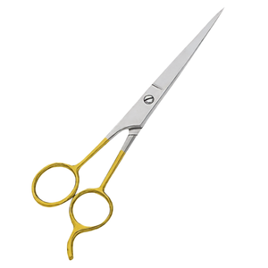 ชุดกรรไกรตัดผมแบบกระจกนิรภัย 4 ชิ้น ขนาด 4.5, 5.5, 6.5, 7.5 นิ้ว ด้ามจับสีทอง ชุดอุปกรณ์ตัดผมมืออาชีพสำหรับช่างตัดผม - Product Image 3