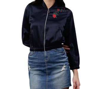 Conjunto Deportivo de 2 Piezas para Mujer, Chaqueta Corta con Cremallera y Pantalones, 100% Nailon, Cortavientos, Informal, con Capucha, de Alta Calidad - Product Image 1