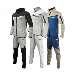 Ensemble de survêtement sportif décontracté pour homme GAF, coupe ajustée, en polyester, avec cordon de serrage, respirant, écologique, pour l'hiver - Product Image 6