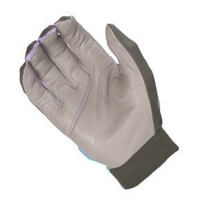 Gants de frappe en cuir unisexes pour adultes, violet, bleu, marron, rembourrés, pour jeunes, gants de sport de softball avec design et taille personnalisés - Product Image 3